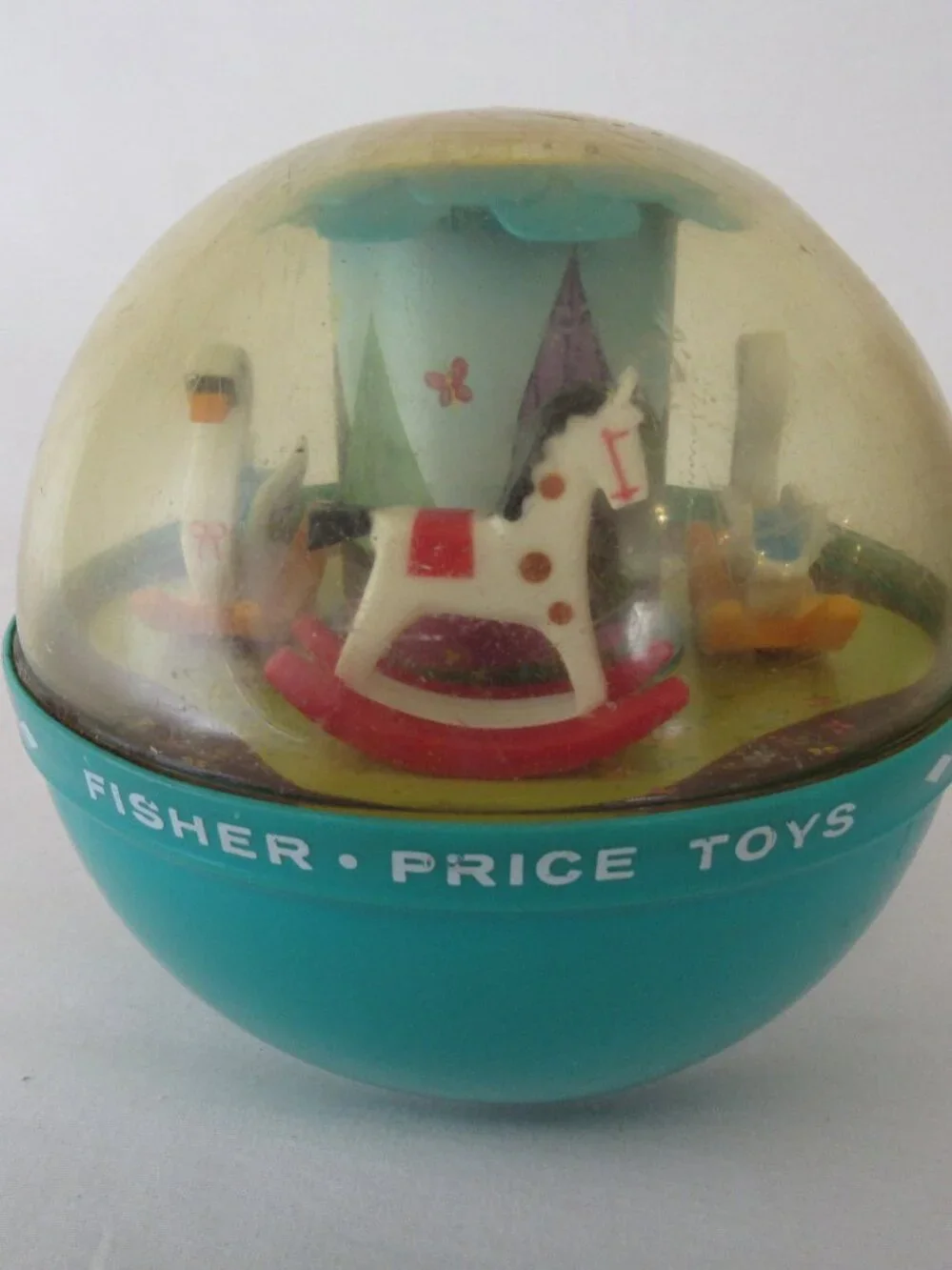 Fisher Price Vintage ROLY POLY CHIME BELL #165